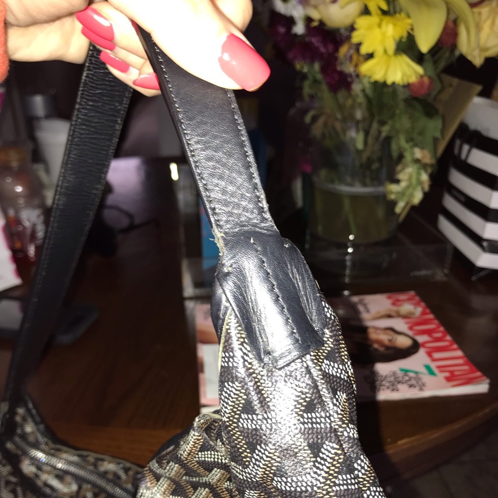 Goyard fidji hobo black, tan trade only - Picture 7 of 8